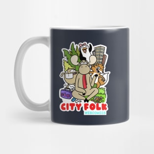 City Folk Mural Mug